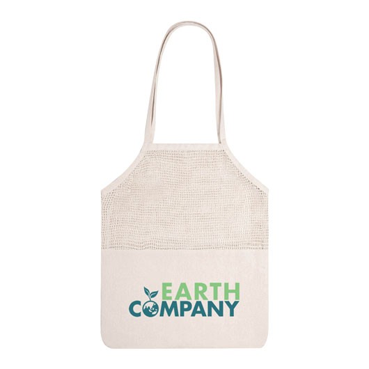 Promotional Mesh Calico Tote Bags